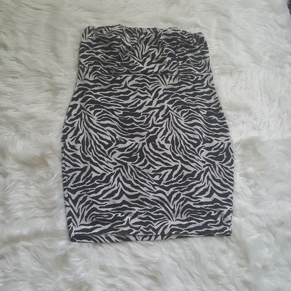 Forever 21 Zebra Print Dress